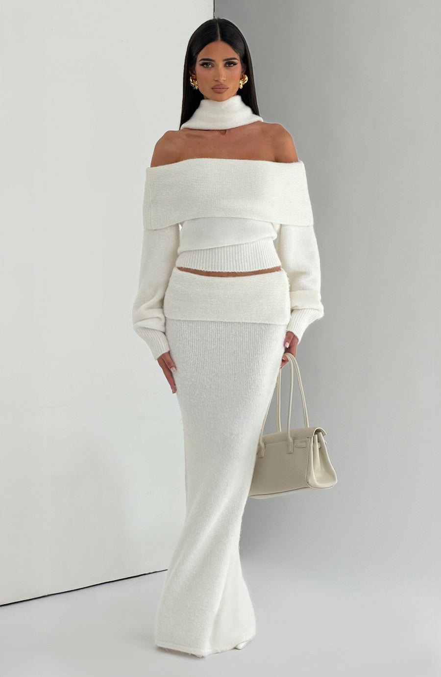 Fern Maxi Skirt - Ivory