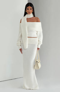 Fern Maxi Skirt - Ivory