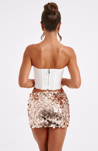 Lourdes Mini Skirt - Gold