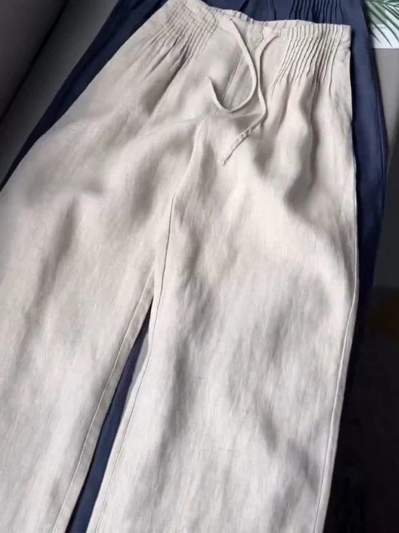 Annabelle™ Wide-Leg Pants in Apricot