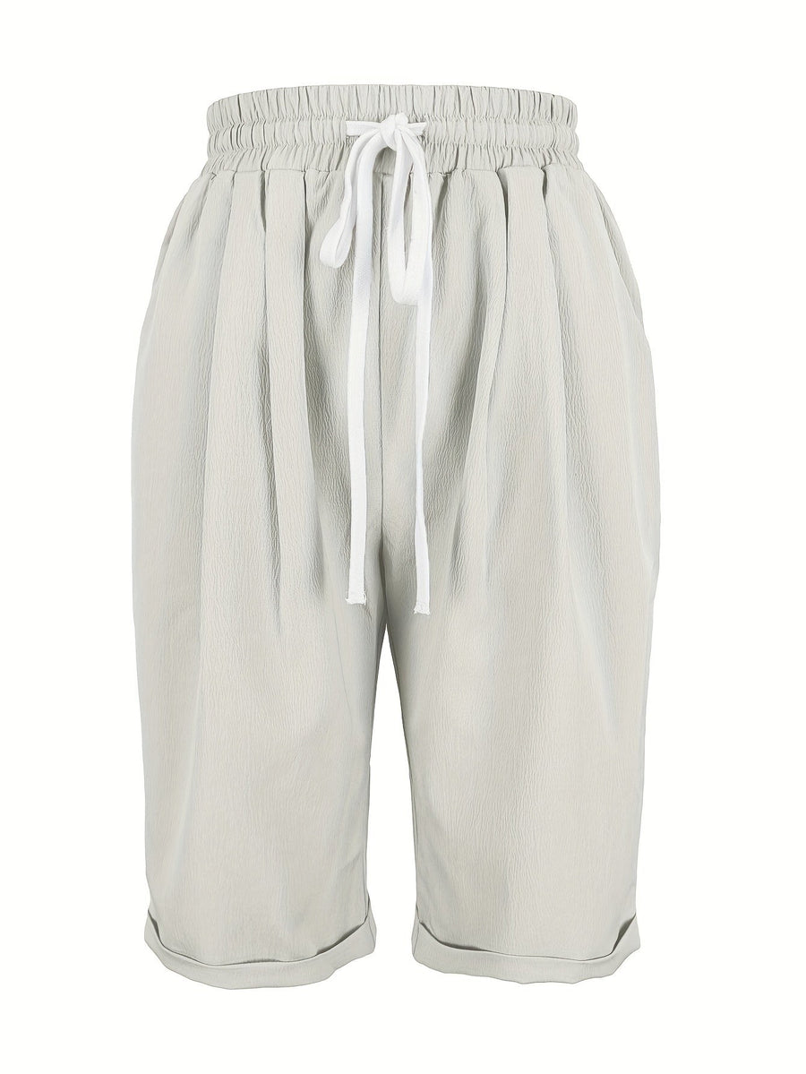 Anne™ Relaxed Capri Pants in Gray