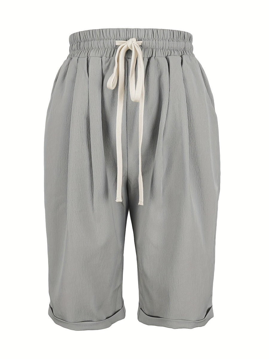 Anne™ Relaxed Capri Pants in Gray