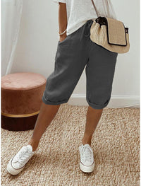 Anne™ Relaxed Capri Pants in Gray