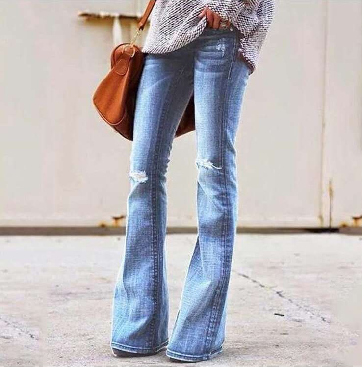 Annika Casual Jeans in Light Blue