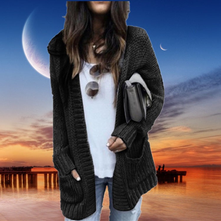 Annika Casual Knit Cardigan with Pockets