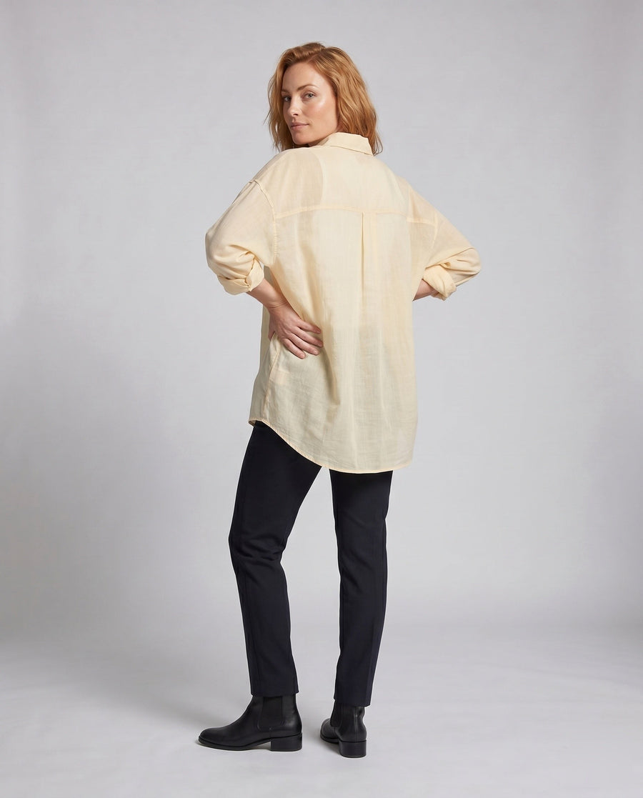 Annika Casual Linen Blouse