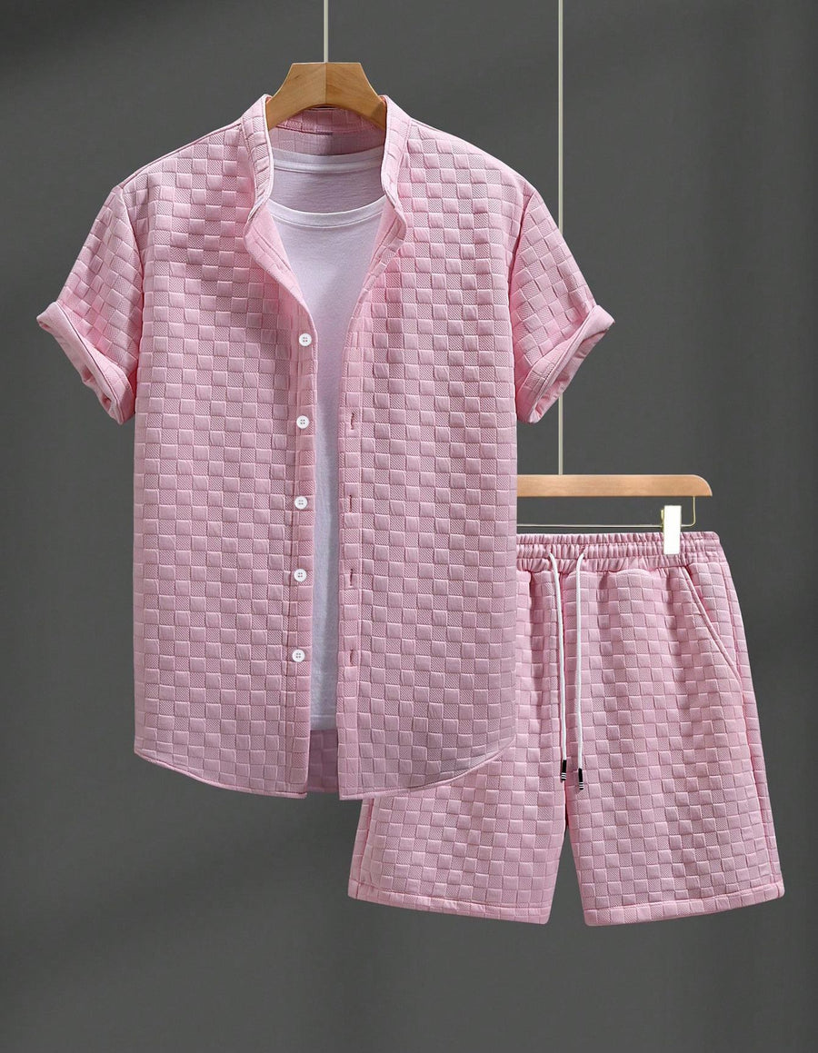 Annika Casual Shirt with Short Sleeve in Pink