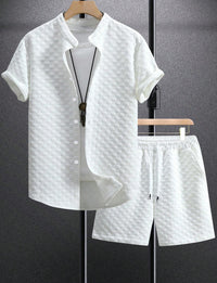 Annika Casual Shirt with Short Sleeve in White