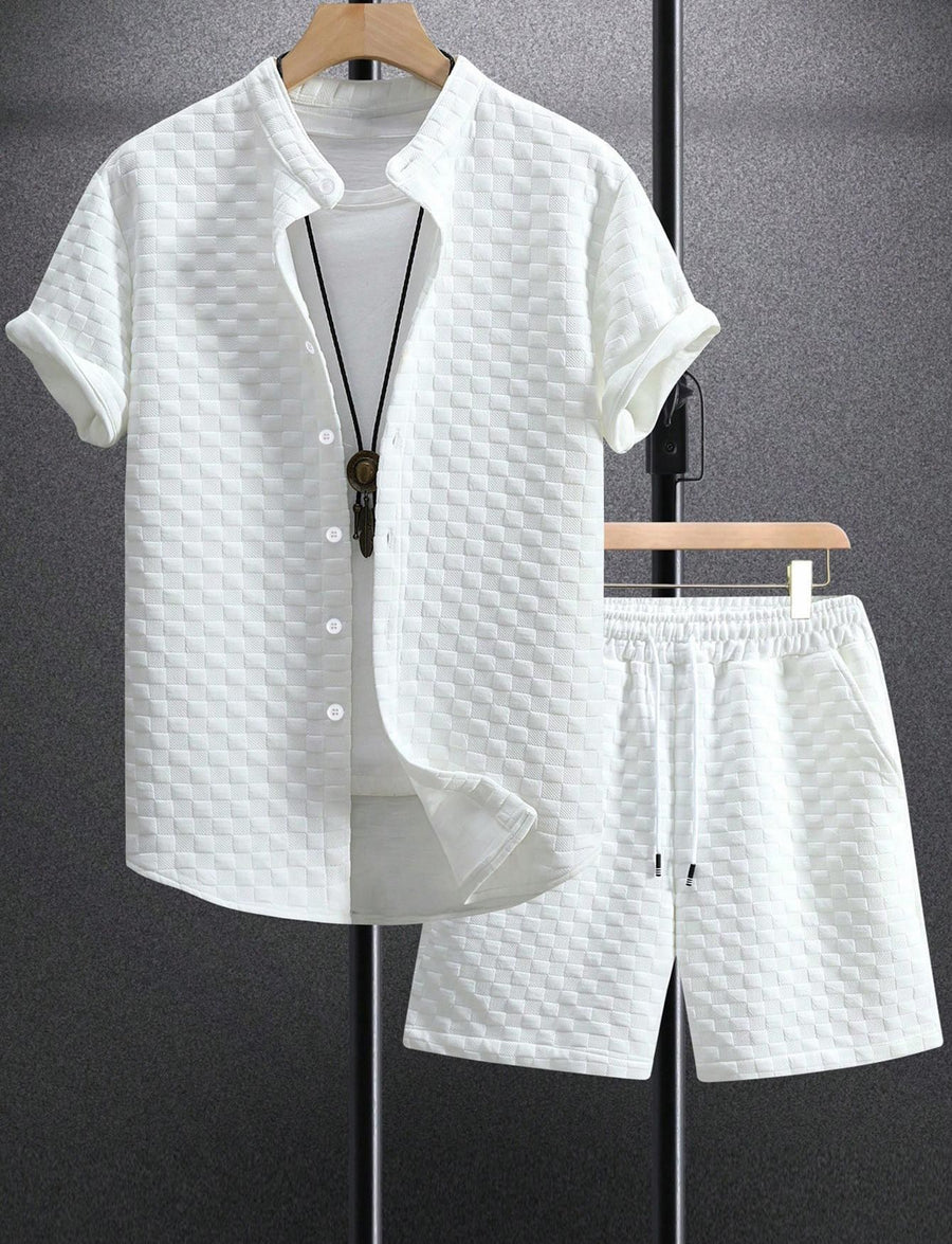 Annika Casual Shirt with Short Sleeve in White
