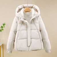 Annika Jacket with Hood in Light Grey