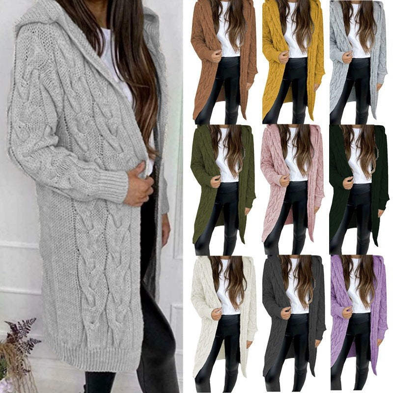 Anouk Knit Cardigan with Hood