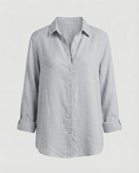 Anouk Linen Vest in Grey