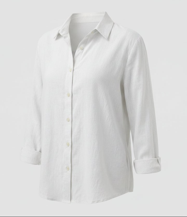 Anouk Linen Vest in White