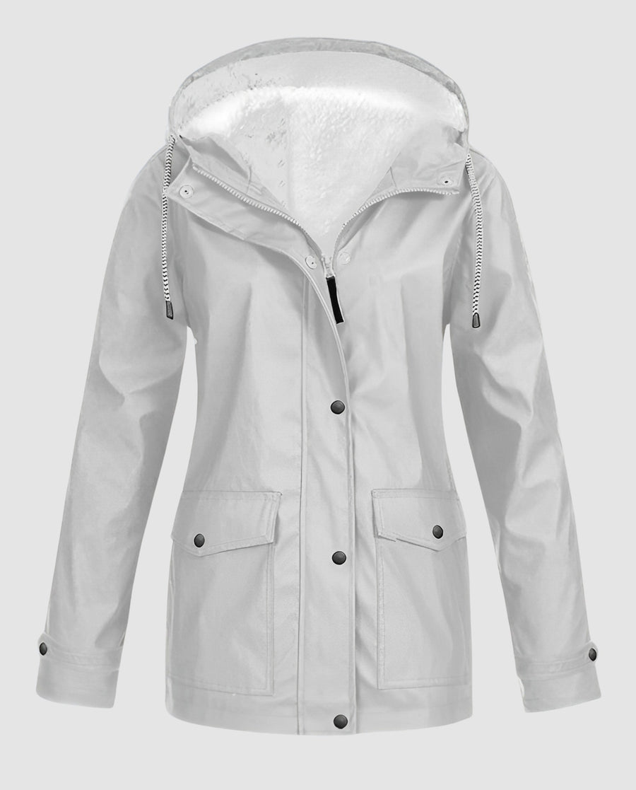 Anouk Warm Jacket in Silver