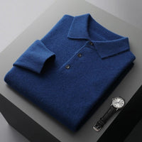 Anselme | Men's Collared Knit Polo Sweater