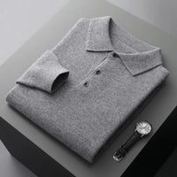Anselme | Men's Collared Knit Polo Sweater