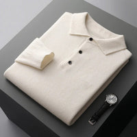Anselme | Men's Collared Knit Polo Sweater