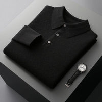Anselme | Men's Collared Knit Polo Sweater
