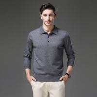 Anselme | Men's Collared Knit Polo Sweater