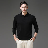 Anselme | Men's Collared Knit Polo Sweater