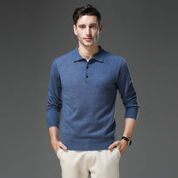Anselme | Men's Collared Knit Polo Sweater