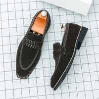 Anthony Barresi Leather Loafers in Espresso Brown