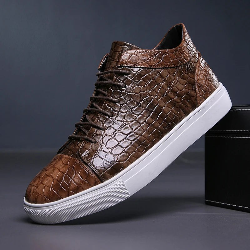 Anthony Sartain Leather Sneakers