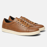 Anthony St. Clair Leather Low Top Sneaker in Sienna Brown