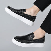 Anthony St. Clair Penny Loafer in Charcoal