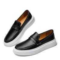 Anthony St. Clair Penny Loafer in Charcoal