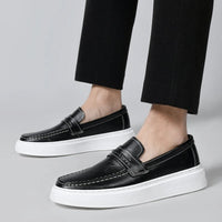 Anthony St. Clair Penny Loafer in Charcoal