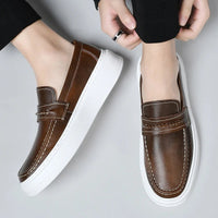 Anthony St. Clair Penny Loafer in Espresso Brown