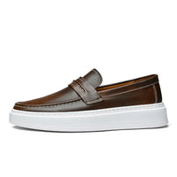 Anthony St. Clair Penny Loafer in Espresso Brown