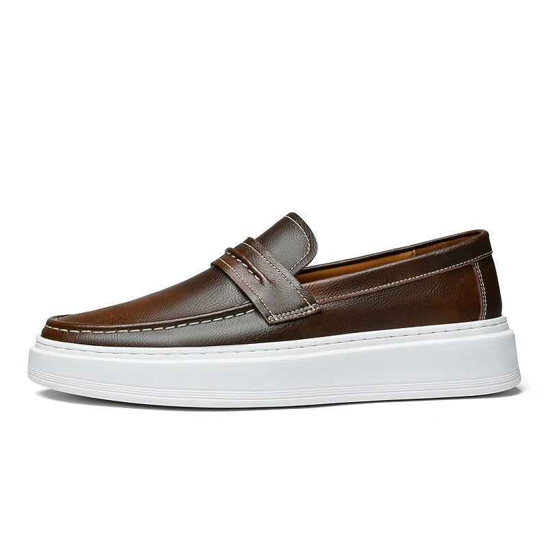 Anthony St. Clair Penny Loafer in Espresso Brown
