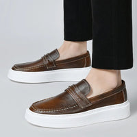 Anthony St. Clair Penny Loafer in Espresso Brown
