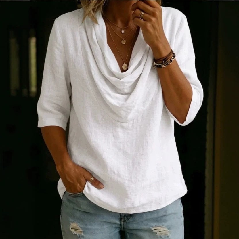 Antonia Airy Linen Blouse