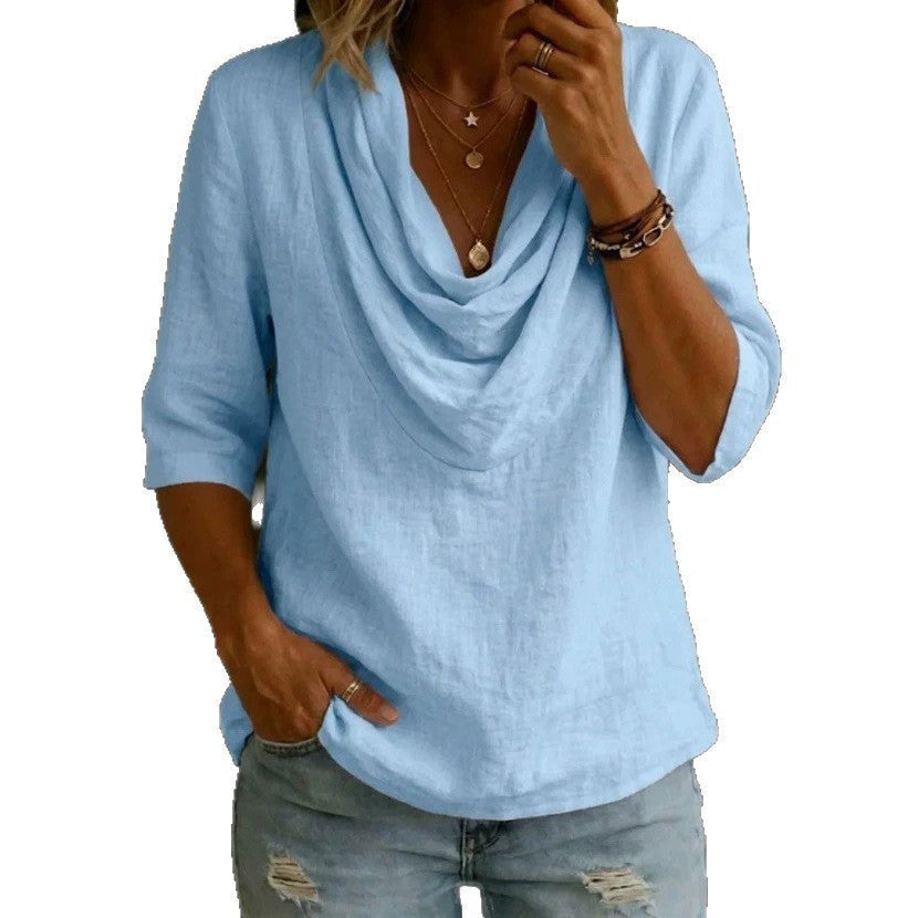 Antonia Airy Linen Blouse
