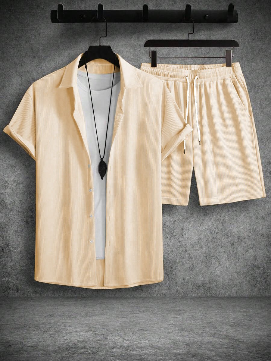 Antonia Casual Set in Apricot