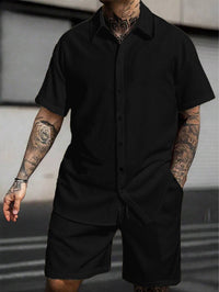 Antonia Casual Set in Black