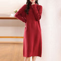 Antonia Elegant Knit Dress with Oversized