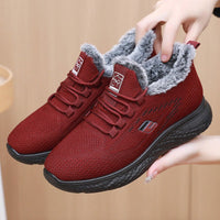 Antonia Warm Sneakers in Red