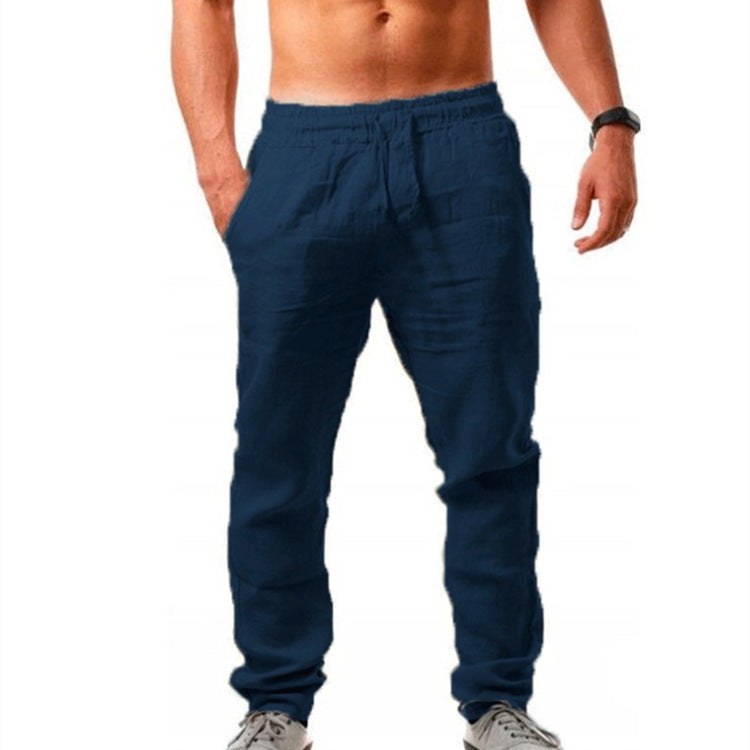 Arend Elegant Trousers in Navy