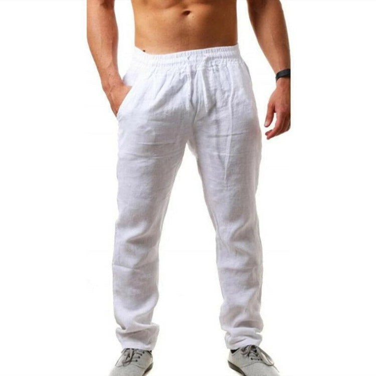 Arend Elegant Trousers in White