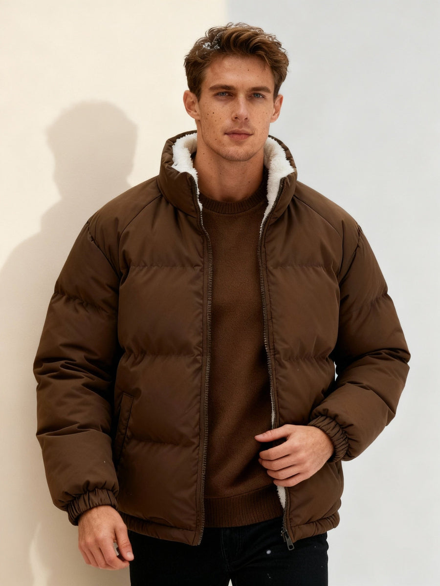 Arend Warm Jacket in Brown