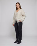 Ariane Casual Linen Blouse with Button Front