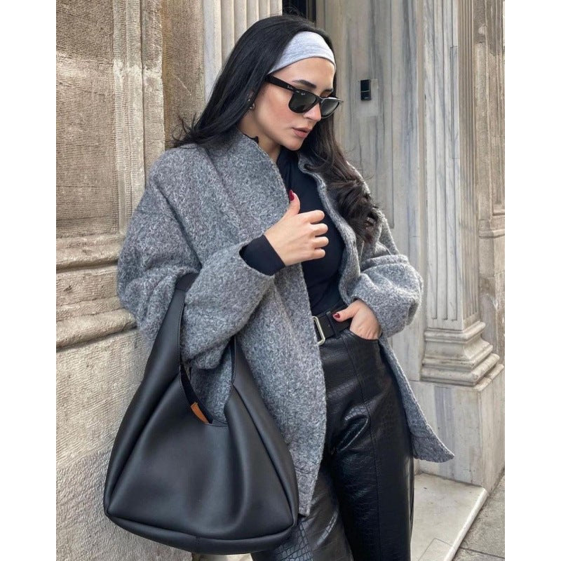 Ariane Elegant Jacket in Dark Grey