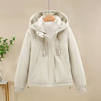 Ariane Jacket with Hood in Beige
