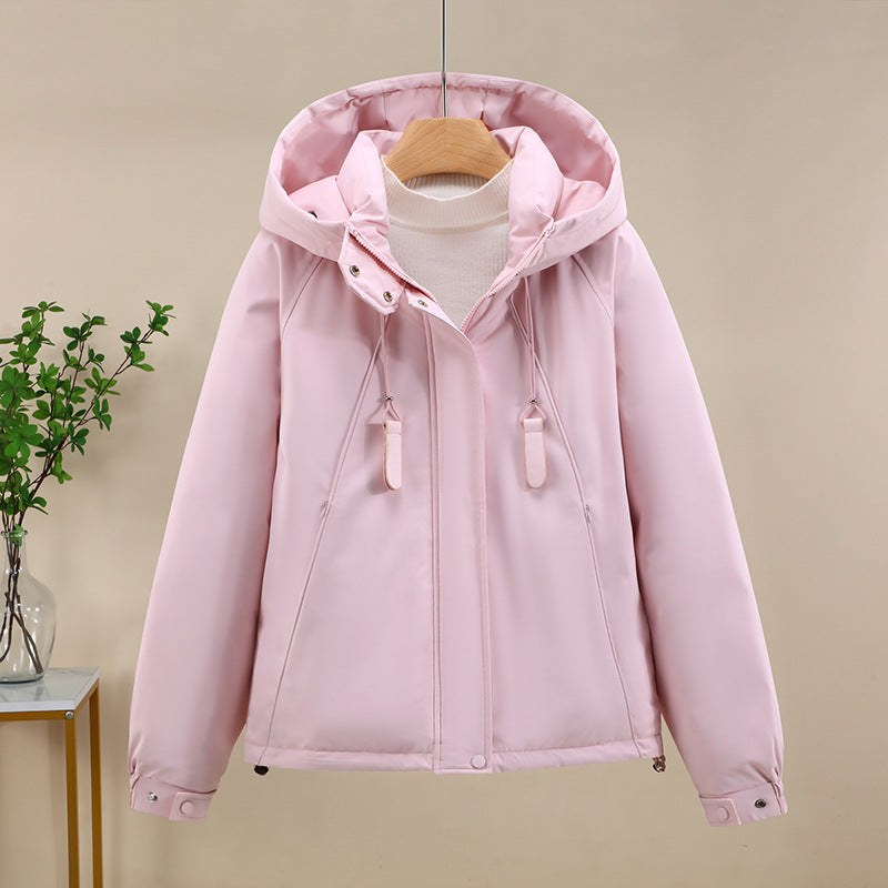 Ariane Jacket with Hood in Pink