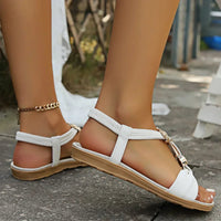 Arianne™ Bow Charm Sandals in White