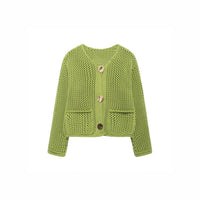 Arielle Airy Knit Cardigan with Pockets